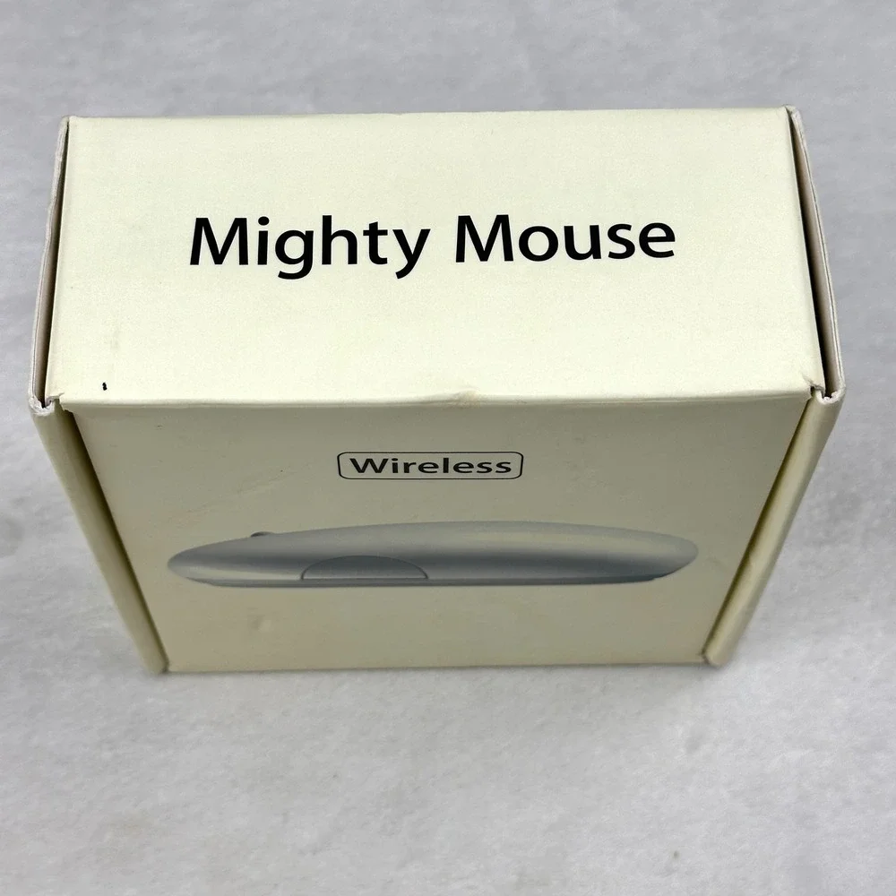 Apple Mighty Mouse Wireless Bluetooth Open-BoxA1197 MA272LL/A with CD